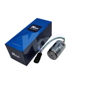 Solenoid valve K3V112/Black plug (KAYE) MC609-7421120 for Excavator Spare Part SK200-6 SK200-6E DH220-5 K3V112