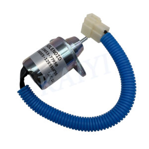 12V Flameout Solenoid Valve 1503ES-12S5SUC12S 119233-77932 for YANMAR R55 R60 DH55 DH60 PC40 PC50