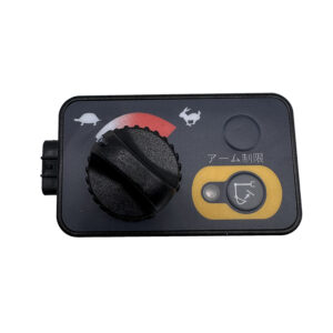 Throttle Control Knob Assembly (1 yellow key) RC441-53513/RC44153513 for Excavator Spare Part Kubota KX185 KX161 KX183